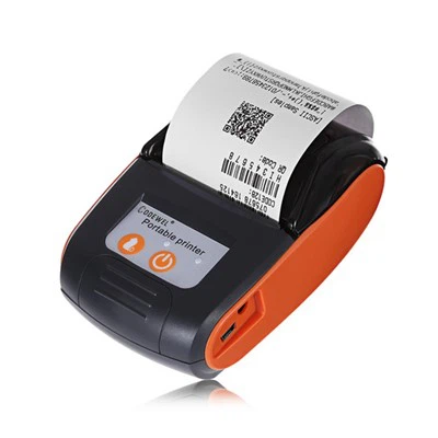 58mm Dub Handheld Thermal Barcode tshuab luam ntawv